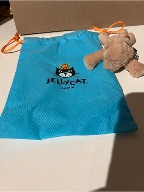 Jellycat Smudge Bear Bag Charm